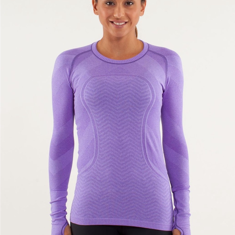 Lululemon Run: Swiftly Tech Long Sleeve Power Pur… - image 1